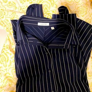 BABATON PINSTRIPE BLOUSE